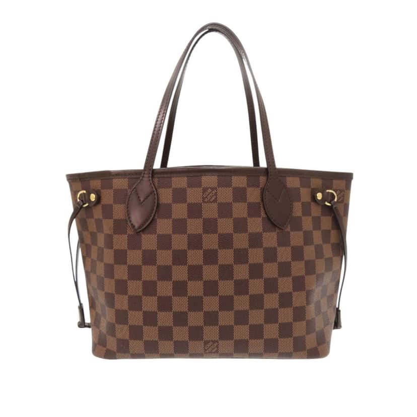Louis Vuitton Damier Ebene Neverfull PM Brown Very good condition - Back View