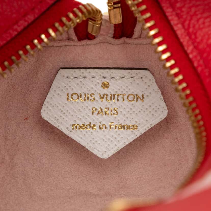 Louis Vuitton Monogram Giant Beach Pouch Red Plastic Very good condition - Box View
