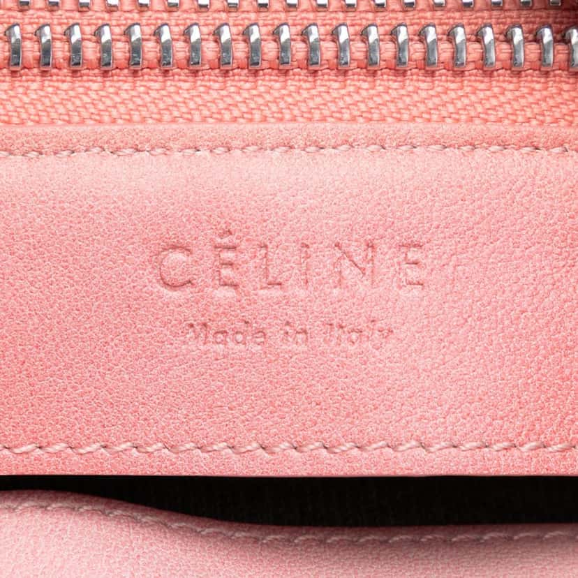 Celine Small Lambskin Trio Crossbody Pink Leather Very good condition - Box View