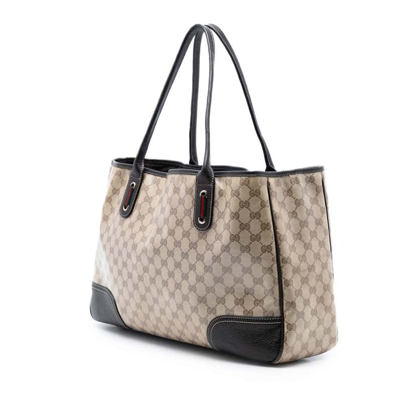 Gucci GG Crystal Princy Tote Beige Very good condition - Back View