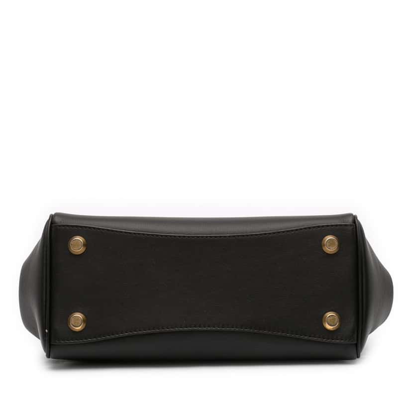 Balenciaga Mini Smooth Calfskin Hampton Carry All Satchel Black Leather Very good condition - Inside View