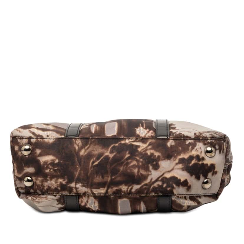 Prada Tessuto Stampato Satchel Brown Very good condition - Inside View