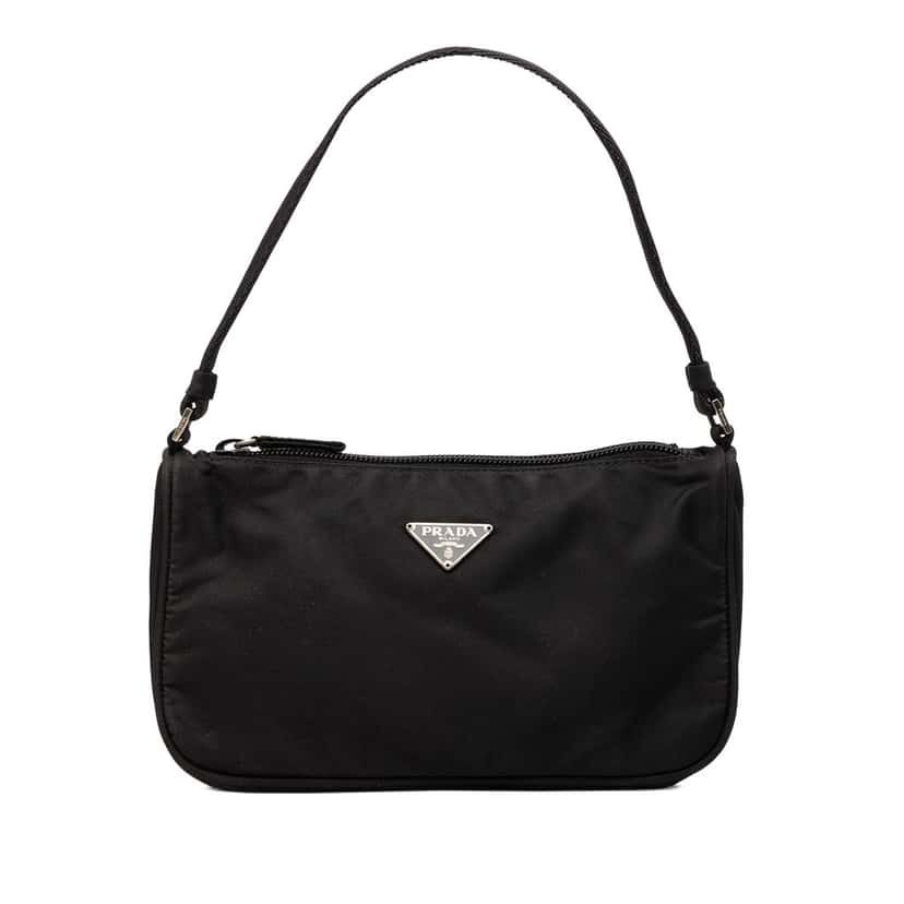 Prada Tessuto Pochette Black Very good condition - Front View