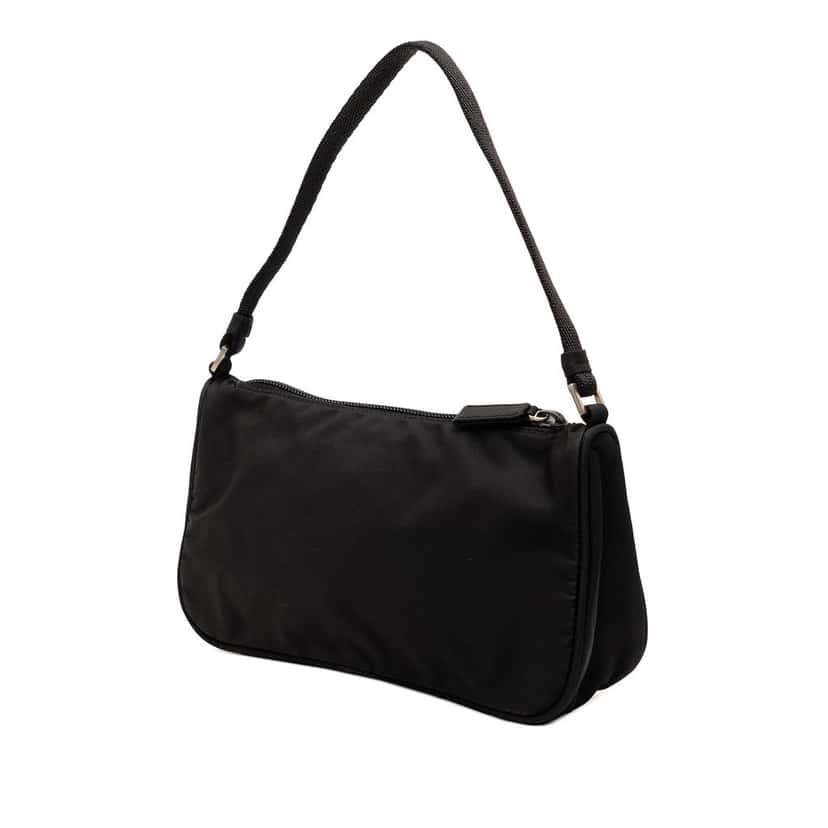 Prada Tessuto Pochette Black Very good condition - Back View