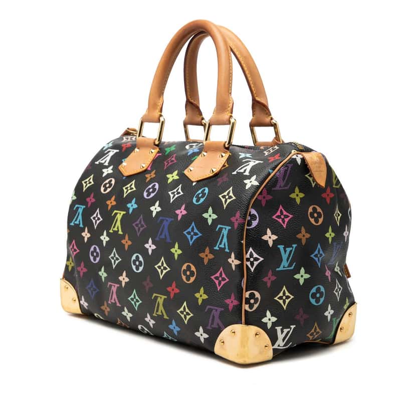Louis Vuitton Monogram Multicolore Speedy 30 Black Very good condition - Back View