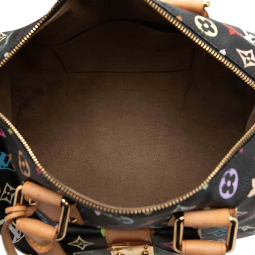 Louis Vuitton Monogram Multicolore Speedy 30 Black Very good condition - Model View