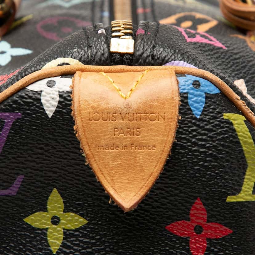 Louis Vuitton Monogram Multicolore Speedy 30 Black Very good condition - Box View