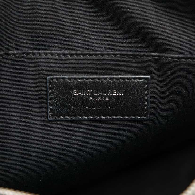 Saint Laurent Canvas Monogram Lou Camera Bag White Very good condition - Box View