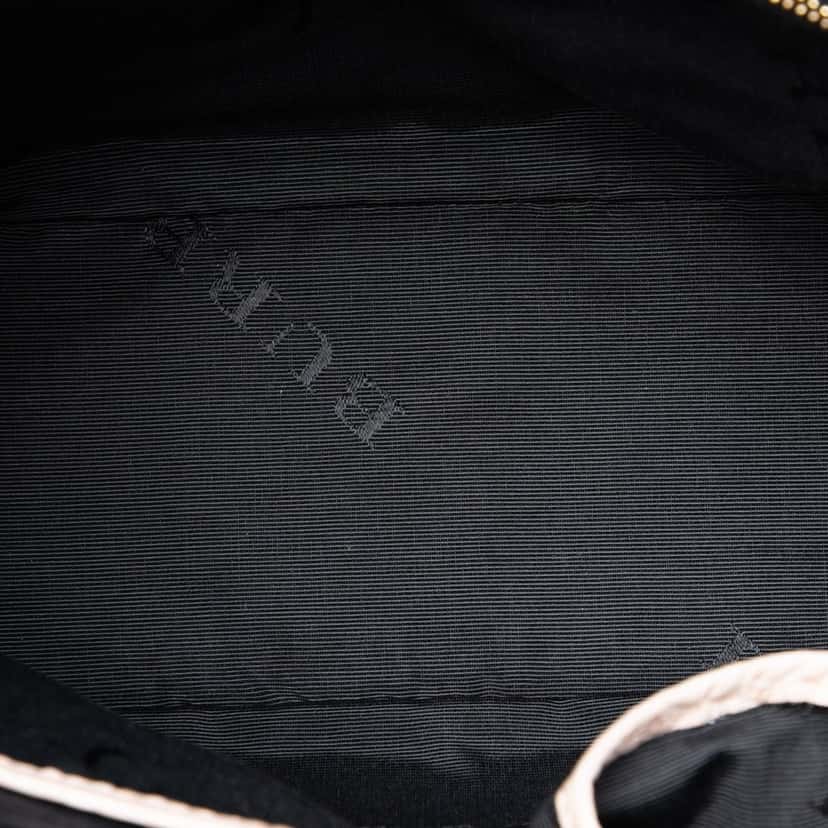 Burberry Small Grained Calfskin Heritage Orchard Bowling Bag Pink Leather Very good condition - Model View
