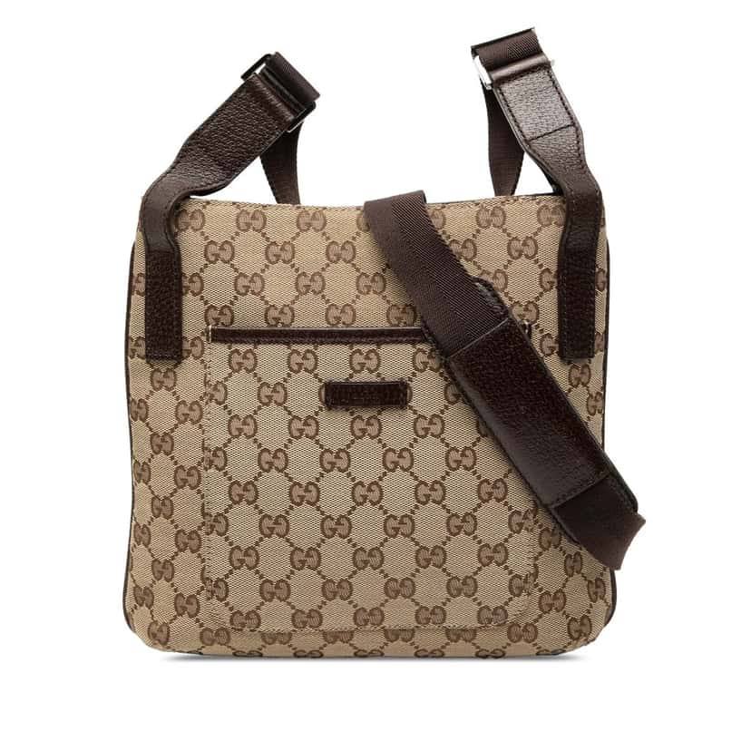 Gucci GG Canvas Crossbody Beige Very good condition - Front View