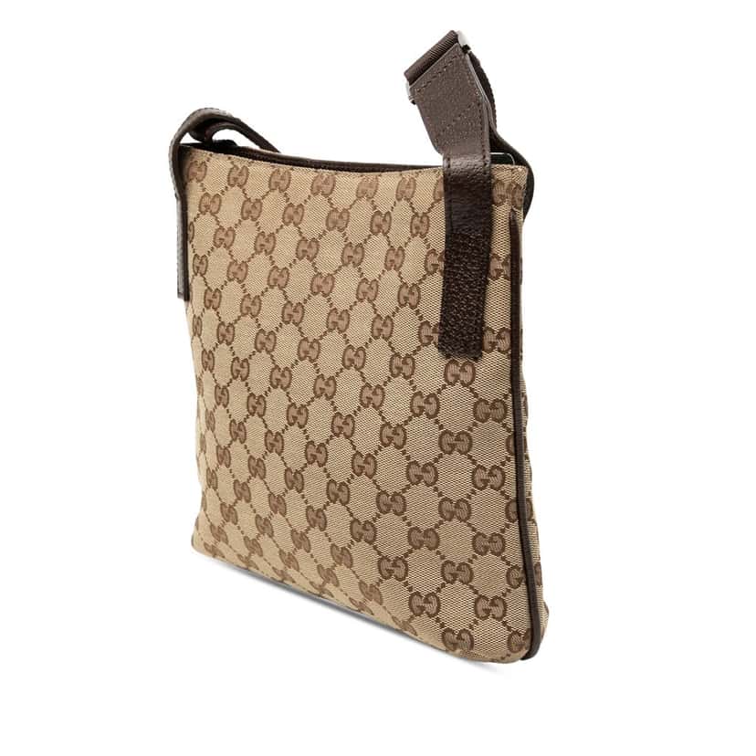 Gucci GG Canvas Crossbody Beige Very good condition - Back View
