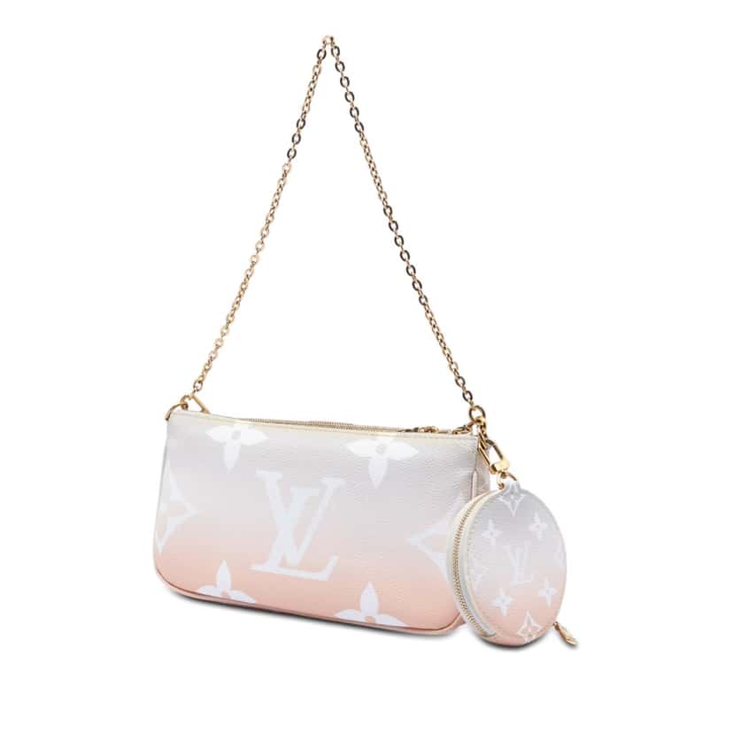 Louis Vuitton Monogram Giant By The Pool Multi Pochette Accessoires Beige Very good condition - Back View