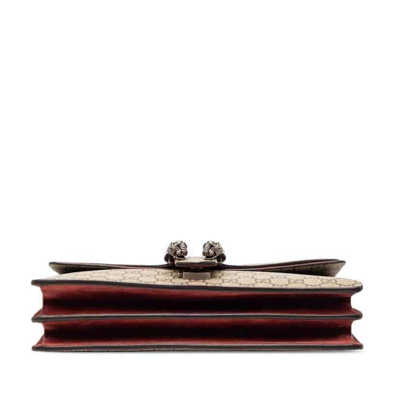 Gucci Medium GG Supreme Blooms Dionysus Shoulder Bag Beige Very good condition - Inside View