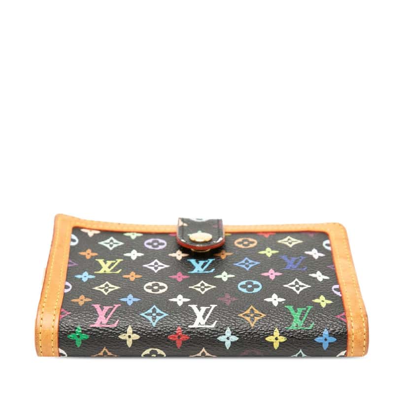 Louis Vuitton Monogram Multicolore Viennois Continental Wallet Black Very good condition - Inside View