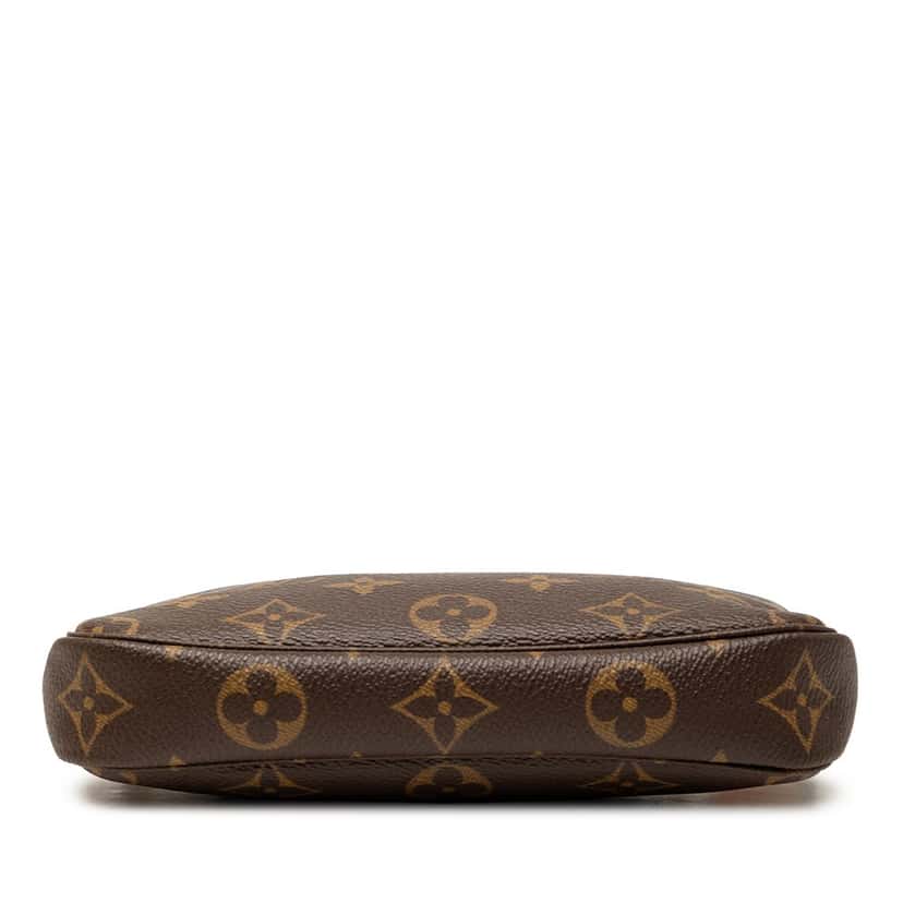 Louis Vuitton Monogram Mini Pochette Accessoires Brown Very good condition - Inside View