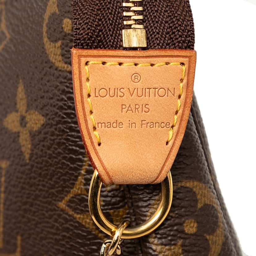 Louis Vuitton Monogram Mini Pochette Accessoires Brown Very good condition - Box View