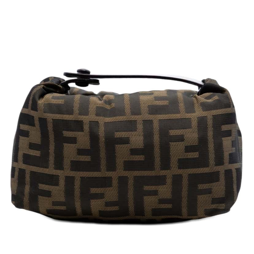 Fendi Mini Zucca Canvas Handbag Brown Very good condition - Front View