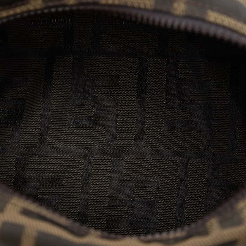 Fendi Mini Zucca Canvas Handbag Brown Very good condition - Model View