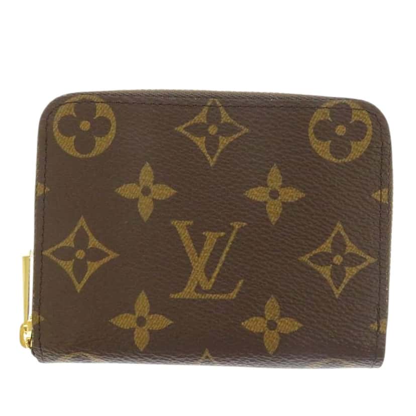Louis Vuitton Monogram Zippy Coin Pouch Brown Very good condition - Front View