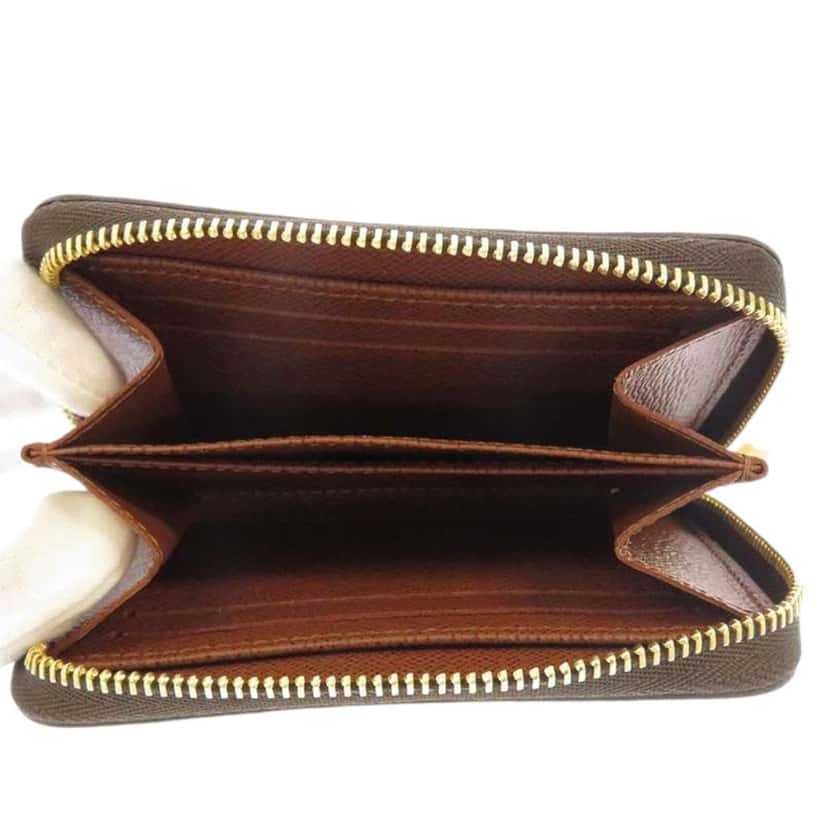 Louis Vuitton Monogram Zippy Coin Pouch Brown Very good condition - Inside View