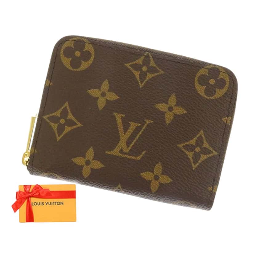 Louis Vuitton Monogram Zippy Coin Pouch Brown Very good condition - Box View