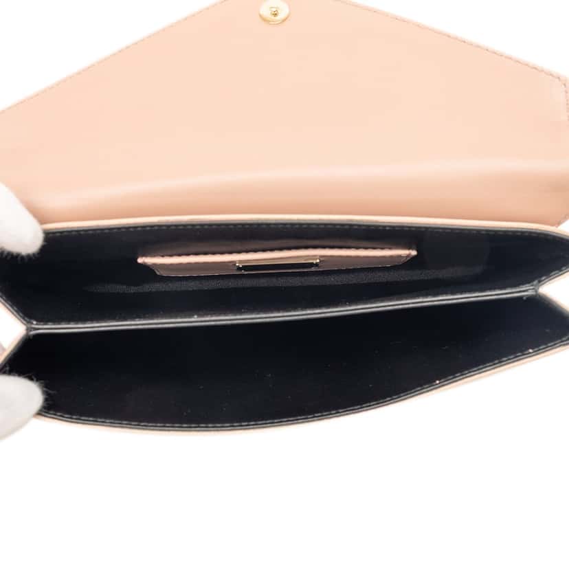 Bvlgari Leather Serpenti Forever Tassel Envelope Clutch Brown Leather Very good condition - Model View