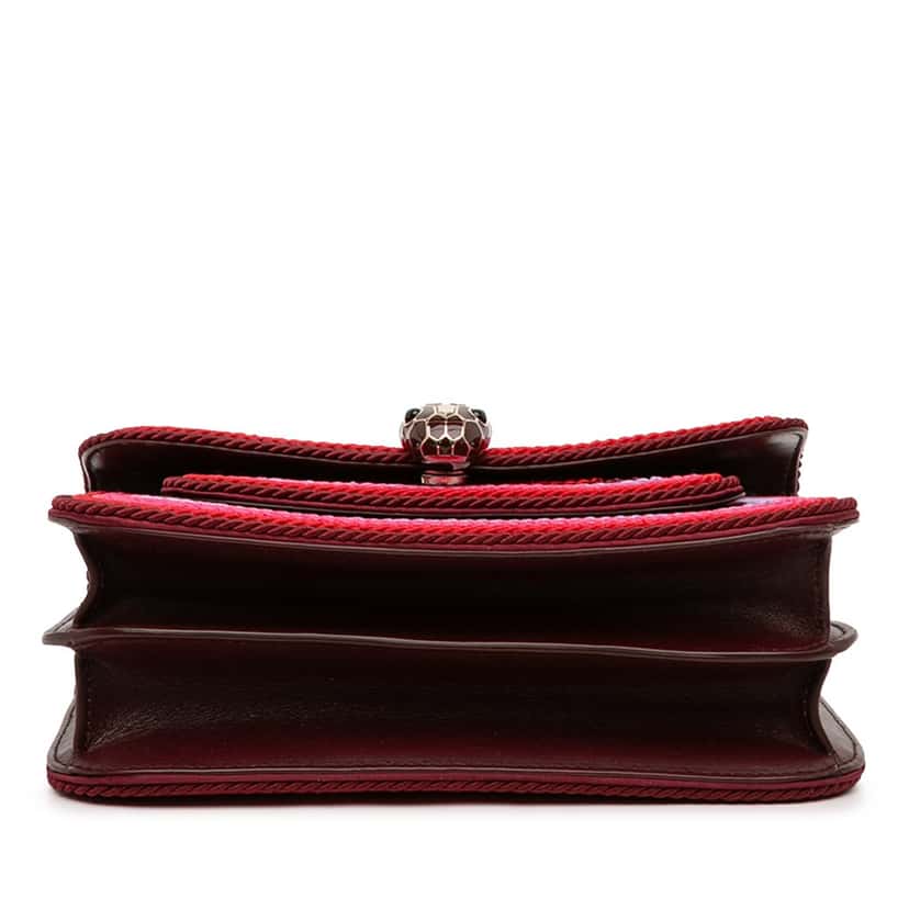 Bvlgari Polyester Serpenti Forever Kaleidoscopia Shoulder Bag Pink Very good condition - Inside View