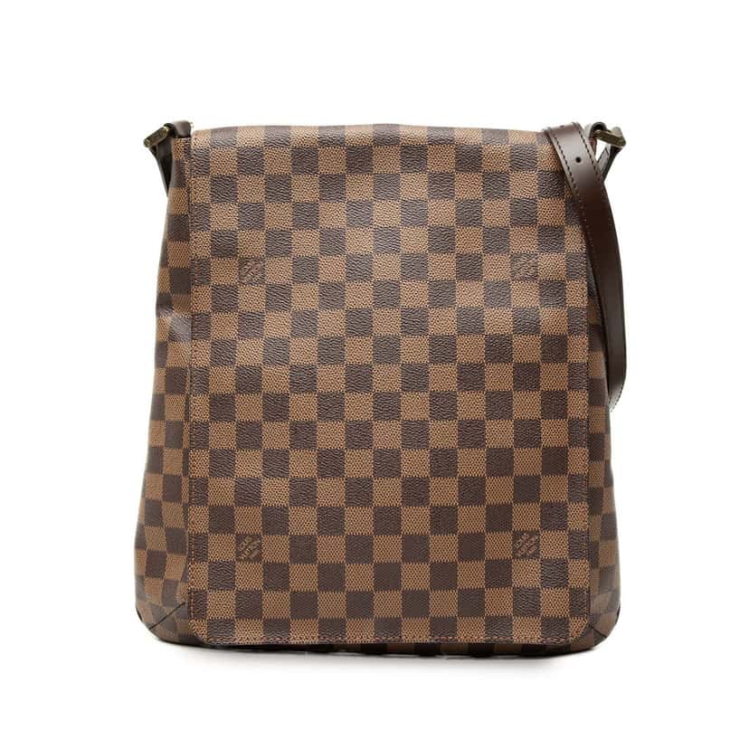 Louis Vuitton Damier Ebene Musette Salsa GM Brown Very good condition - Front View