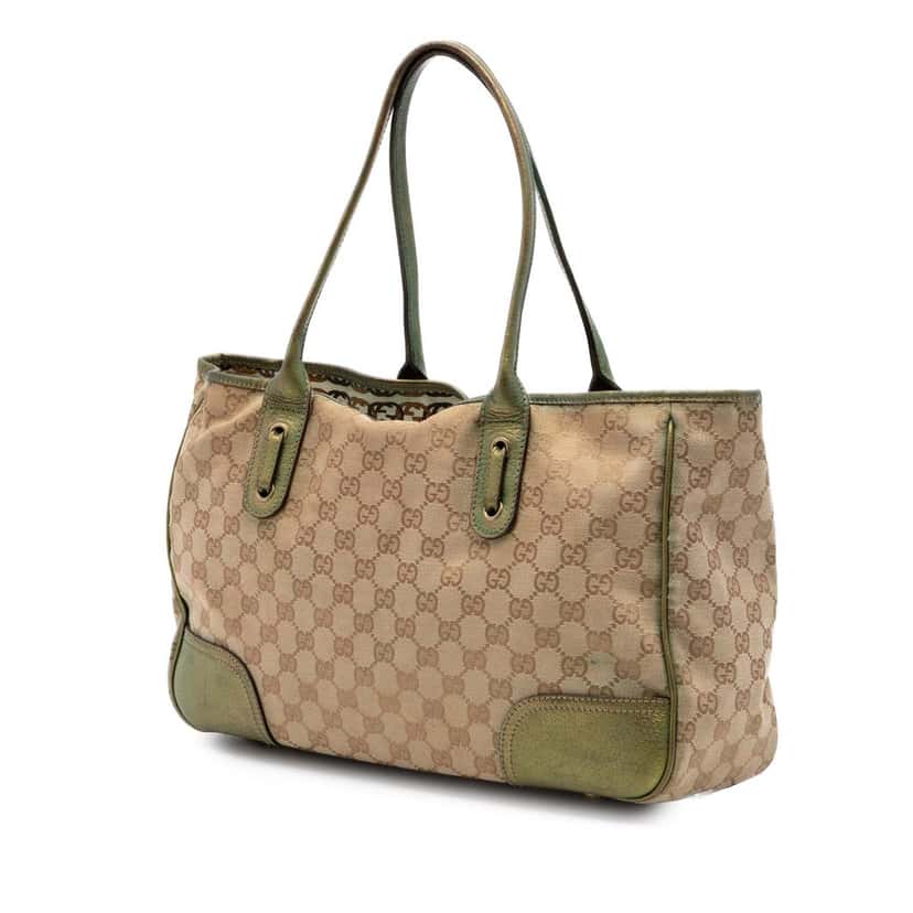 Gucci GG Canvas Princy Tote Beige Good condition - Back View