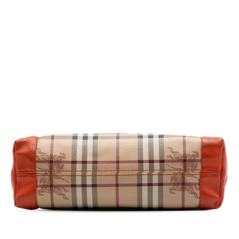 Burberry Haymarket Check Coated Canvas Leah Crossbody Beige Very good condition - Inside View