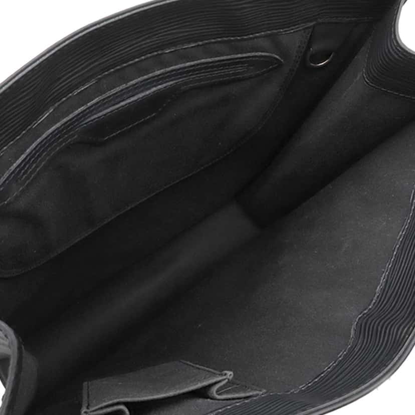 Louis Vuitton Epi Sac Plat Black Leather Very good condition - Box View