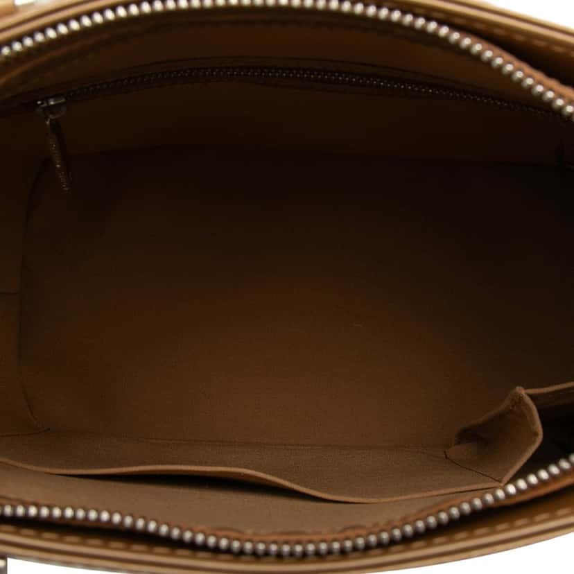 Louis Vuitton Monogram Mat Stockton Gold Leather Very good condition - Model View