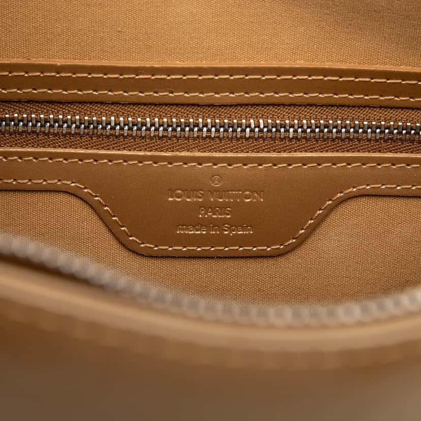 Louis Vuitton Monogram Mat Stockton Gold Leather Very good condition - Box View
