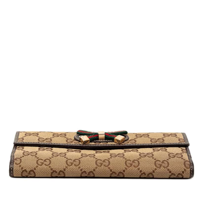 Gucci GG Canvas Princy Long Wallet Beige Very good condition - Inside View
