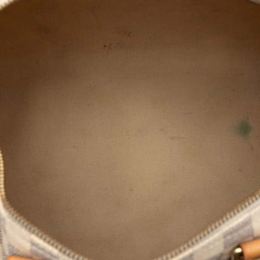 Louis Vuitton Damier Azur Speedy 30 White Very good condition - Model View