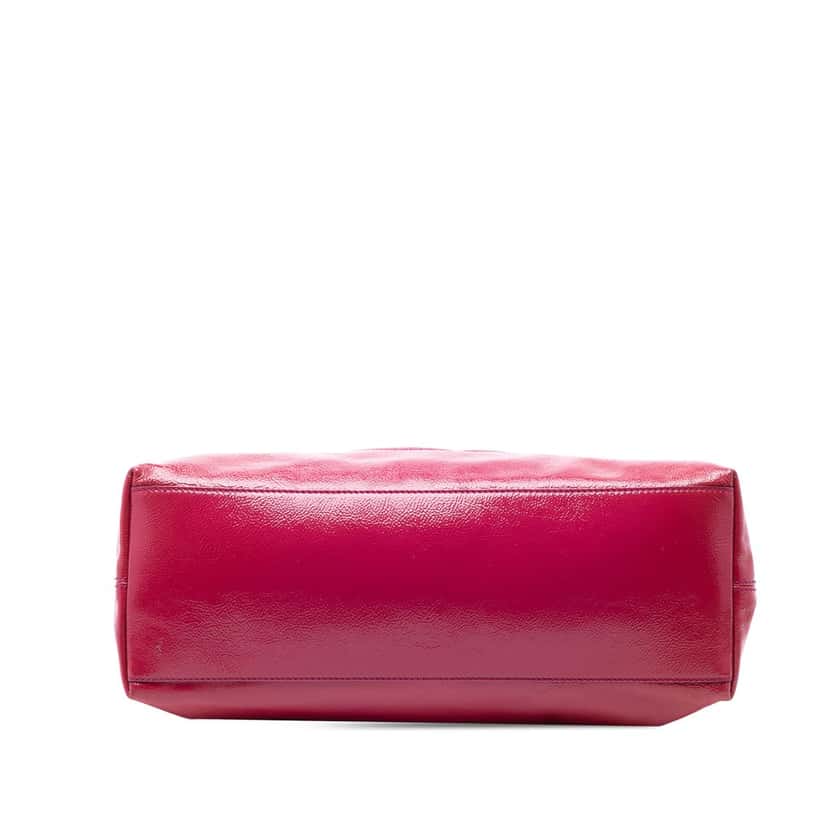 Gucci Medium Patent Soho Chain Tote Pink Leather Very good condition - Inside View