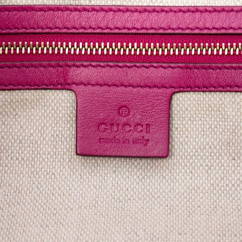 Gucci Medium Patent Soho Chain Tote Pink Leather Very good condition - Box View
