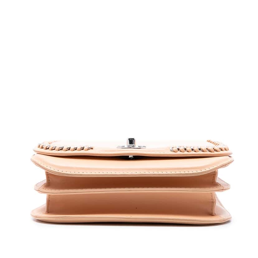 Chanel Small Calfskin Braided Chic Flap Brown Leather Very good condition - Inside View