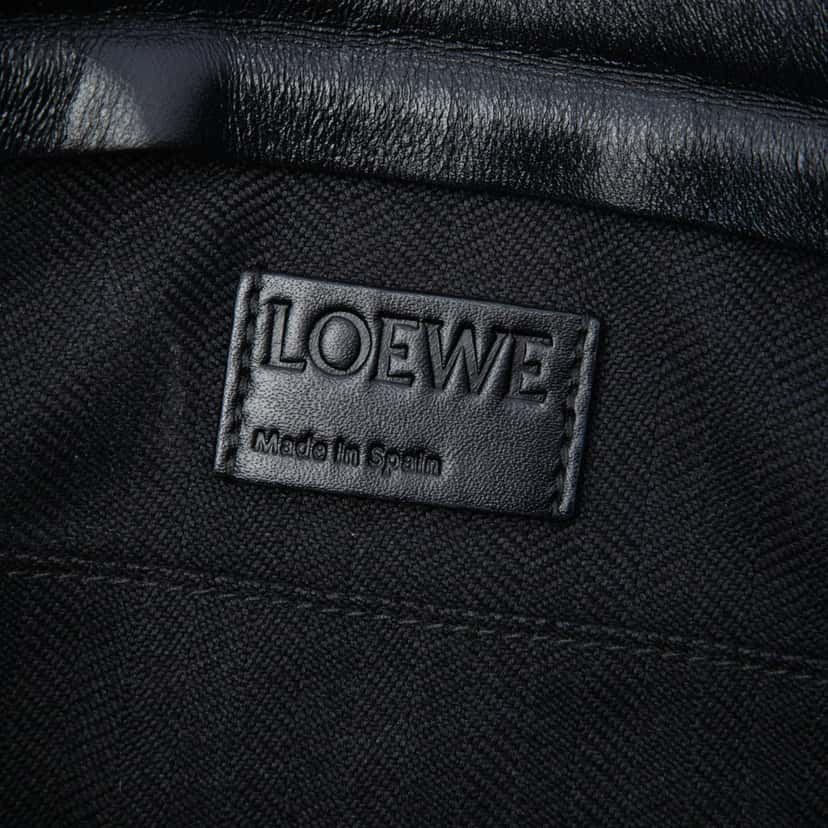 Loewe Nappa Anagram T Pouch Crossbody Black Leather Very good condition - Box View