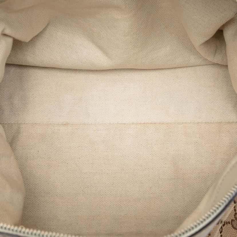 Gucci GG Canvas Web Mayfair Satchel Beige Very good condition - Model View