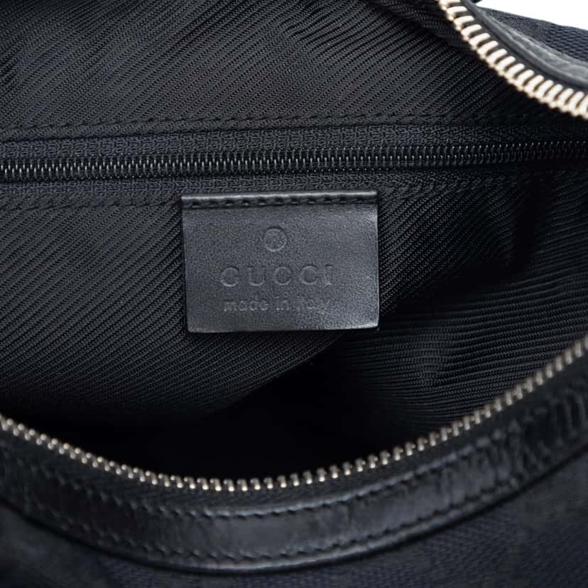 Gucci GG Canvas Shoulder Bag Blue Good condition - Box View