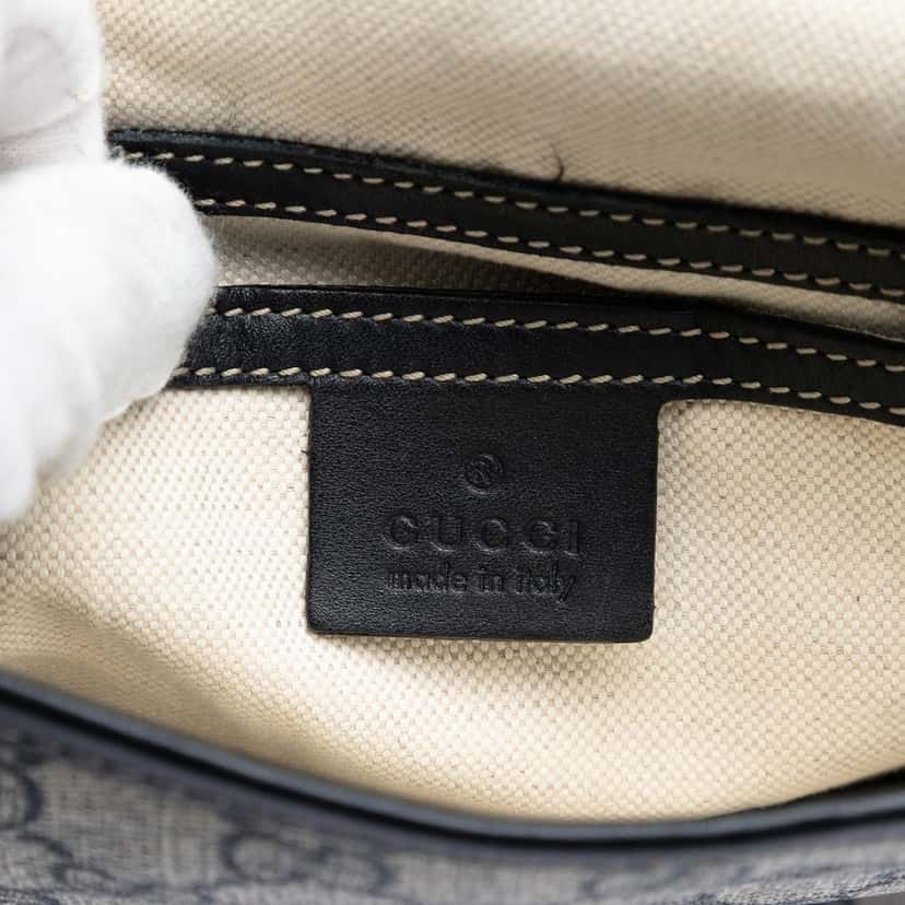 Gucci GG Supreme Crossbody Beige Very good condition - Box View
