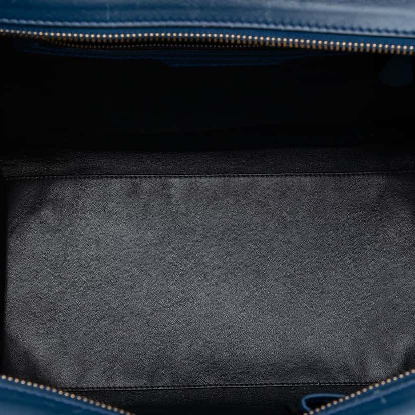 Celine Large Bicolor Leather Phantom Luggage Tote Blue Leather Very good condition - Model View