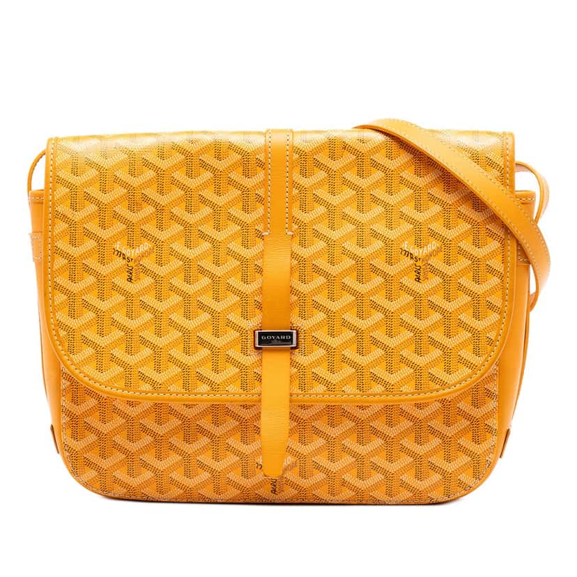 Goyard Goyardine Belvedere II MM Yellow Very good condition - Front View