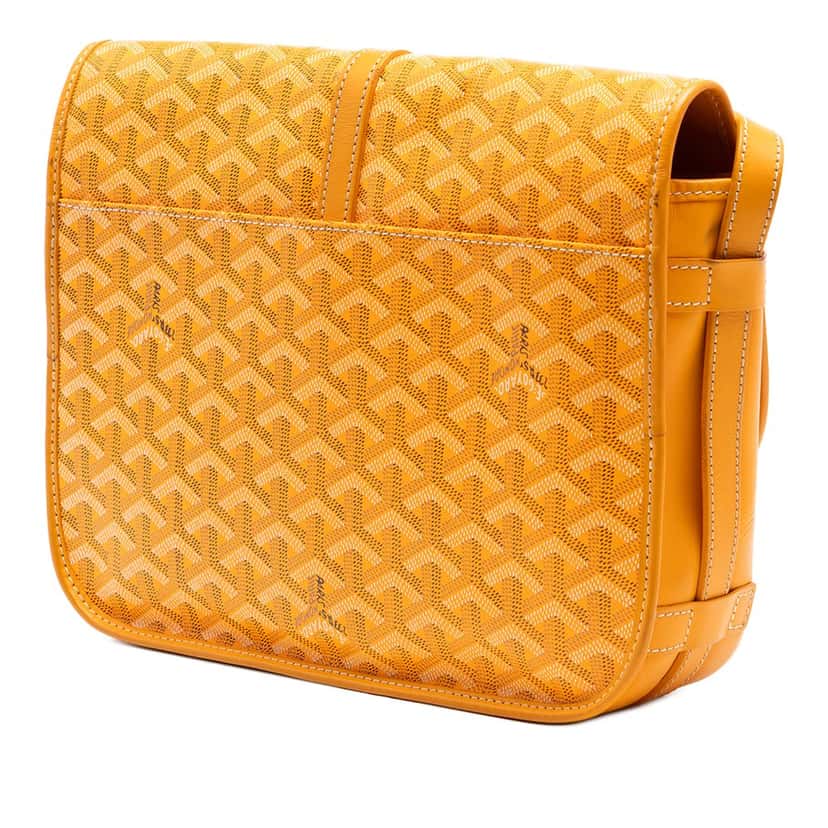 Goyard Goyardine Belvedere II MM Yellow Very good condition - Back View