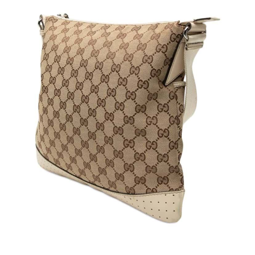 Gucci GG Canvas Crossbody Beige Very good condition - Back View