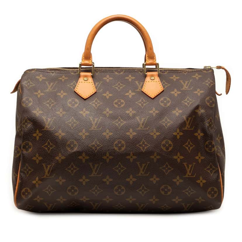 Louis Vuitton Monogram Speedy 35 Brown Very good condition - Front View
