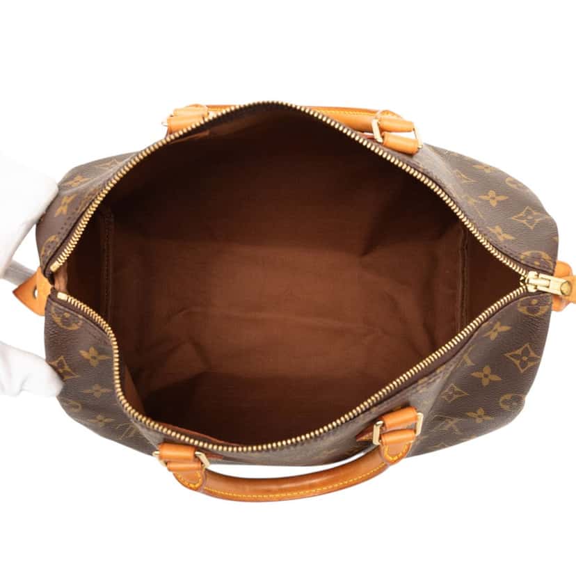 Louis Vuitton Monogram Speedy 35 Brown Very good condition - Model View