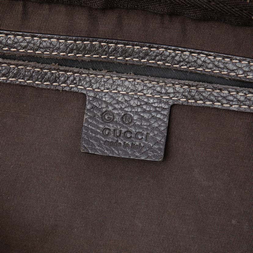 Gucci Medium GG Crystal Joy Boston Bag Beige Very good condition - Box View