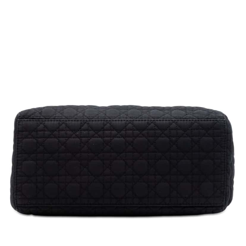Dior Medium Nylon Microcannage Lady Dior Black Very good condition - Inside View